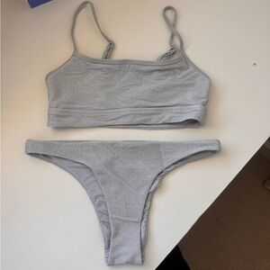 Aerie Silver Bikini Set